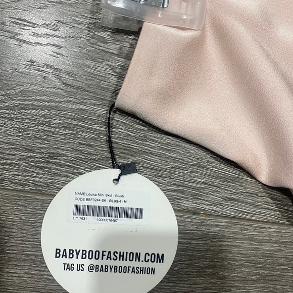 BabyBoo Louisa Mini Skirt (Blush Pink) - Picture 4 of 7